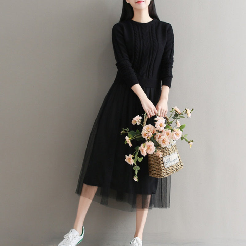 Long Sleeve Casual Dress