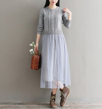 Load image into Gallery viewer, Long Sleeve Casual Dress