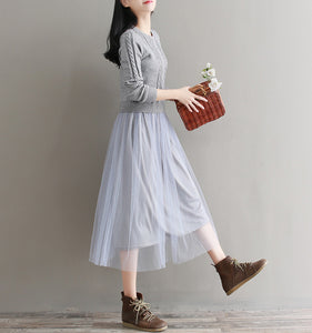 Long Sleeve Casual Dress